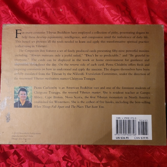 The Compassion Box : Book, CD, and Card Deck by Pema Chödrön - Picture 7 of 7
